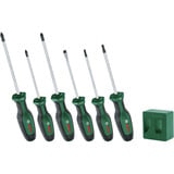 Bosch Heimwerken & Garten Schraubendreher+Magnetisierer Set, 6-teilig grün/schwarz, +Magnetisierer, Schlitz und Kreuzschlitz PH/TX