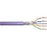 Digitus Professional Cat.6 F/UTP Verlegekabel simplex, Eca violett, 100 Meter Rolle