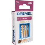 Dremel MAX Präzisionsbohrer-Set (628DM), 7-teilig 