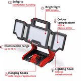 EINHELL Professional Akku-Lampe TP-CL 18/3000 Li - Solo, 18Volt, Baustrahler rot, ohne Akku und Ladegerrät