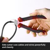 EINHELL Zangenset 3-tlg. 160 / 200 mm, Zangen-Set schwarz/rot, 160 / 200 mm