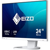 EIZO FlexScan EV2490-WT, LED-Monitor 61 cm (24 Zoll), weiß, FullHD, IPS, 60 Hz, USB-C