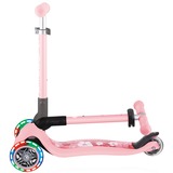 GLOBBER Junior Foldable Fantasy Lights, Scooter rosa, pastellrosa-Flowers