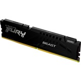 Kingston FURY DIMM 32 GB DDR5-6000, Arbeitsspeicher schwarz, KF560C30BB-32, FURY Beast, INTEL XMP