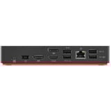 Lenovo ThinkPad USB-C Dockingstation 40AS Generalüberholt schwarz, HDMI, DisplayPort, USB