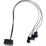 Lian Li UNI FAN SL120 LCD Wireless, Gehäuselüfter weiß, 3er-Pack inkl. Controller, Reverse , 120 mm