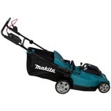 Makita Akku-Rasenmäher DLM480CT2, 36Volt (2x18Volt) blau/schwarz, 2x Li-Ionen Akku 5,0Ah