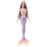 Barbie Meerjungfrau mit fliederfarbenem Haar und Schwanzflosse in violett, Puppe