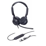 Yealink UH42 Dual, Headset schwarz, Teams-Variante, USB-C- und USB-A-Anschluss