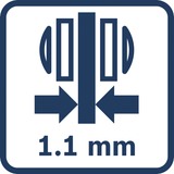 Bosch Professional Akku-Kettensäge GKE 18V-40 Professional solo, 18Volt blau, ohne Akku und Ladegerät