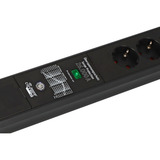 Brennenstuhl Connect Premium-Line WiFi Steckdosenleiste 6-fach schwarz, 3 m Kabel, Smarter Überspannungsschutz