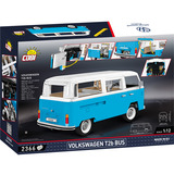 COBI Volkswagen T2b Bus, Konstruktionsspielzeug hellblau/weiß, Maßstab 1:12