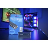 Crucial P510 2 TB mit Kühlkörper, SSD schwarz, PCIe 5.0 x4, NVMe, M.2 2280