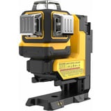 DEWALT Akku-Multilinienlaser 3x360° DCLE34035B, 18Volt, mit Fernbedienung, Kreuzlinienlaser schwarz/gelb, mit grünen Laserlinien, ohne Akku und Ladegerät