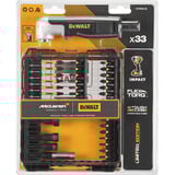 DEWALT FLEXTORQ Bit-Satz DT70782, 33-teilig, im McLaren Design inkl. Winkelvorsatz mit Basiskopf und Handgriff, in TOUGH CASE