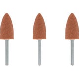Dremel Korund-Schleifspitze 9,5 mm (952), Schleifstift 3 Stück, Schaft Ø 3,2mm