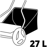 EINHELL Hand-Rasenmäher GC-HM 400, Spindelmäher rot/schwarz
