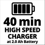 EINHELL Power X-Change Akku-Schlagbohrschrauber TE-CD 18/40 Li-i +64, 18Volt rot/schwarz, 2x Li-Ion-Akku 2,0Ah, 64-teiliges Zubehör