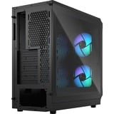 Fractal Design Focus 2 RGB Black TG Clear Tint, Tower-Gehäuse schwarz, Tempered Glass