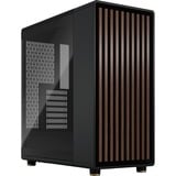 North Charcoal Black TG Dark, Tower-Gehäuse