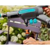 GARDENA Akku-Mitteldruckreiniger AquaClean 24/18V P4A solo grau/türkis, ohne Akku und Ladegerät, POWER FOR ALL ALLIANCE