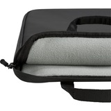Kensington Eco Laptop- und Tablet Sleeve , Notebooktasche schwarz/grau, bis 35,6 cm (14")