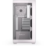 Krux Exo White, Tower-Gehäuse weiß, Tempered Glass x 2