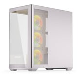 Krux Exo White, Tower-Gehäuse weiß, Tempered Glass x 2