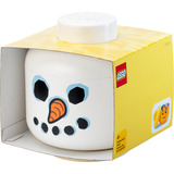 Room Copenhagen  LEGO Storage Head "Snowman", groß, Aufbewahrungsbox weiß