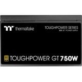 Thermaltake Toughpower GT 750W, PC-Netzteil 1x 12-Pin High Power GPU, 4x PCIe, Kabelmanagement, 750 Watt