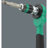 Wera 8100 SA 15 Zyklop Comfort Knarrensatz, 1/4", Werkzeug-Set schwarz/grün, 28-teilig, Comfort-Knarre mit Umschalthebel