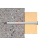 fischer Langschaftdübel DuoXpand 10x200 T hellgrau/rot, 50 Stück