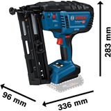 Bosch Professional Akku-Holznagler GNH 18V-64-2 Professional solo, 18Volt blau/schwarz, ohne Akku und Ladegerät, in L-BOXX
