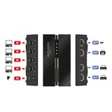 DeLOCK USB 2.0 Switch für 4 PC an 4 Geräte, USB-Switch 