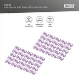 Digitus Farbclips für Patchkabel - Violett, Abdeckung lila