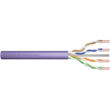 Digitus Professional Cat.6 U/UTP Verlegekabel simplex, Eca violett, 500 Meter Trommel