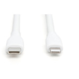 Digitus USB 2.0 Silikon-Kabel USB-C > Lightning, MFI zertifiziert weiß, 2 Meter, PD 2.0, Laden mit bis zu 60 Watt