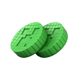  KontrolFreek No-Slip Thumb Grips – Creeper Edition, Kappe grün, 2 Stück, für Nintendo Switch 2 Joy-Cons / Pro Controller