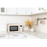 Medion MD15000 Retro, Mikrowelle beige