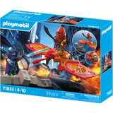 PLAYMOBIL 71833 Heroes: Helden-Drohne gegen bösen Ninja, Konstruktionsspielzeug 