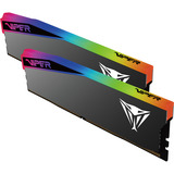 Patriot DIMM 96 GB DDR5-6000 (2x 48 GB) Dual-Kit, Arbeitsspeicher schwarz, VEUR596G6028K, Viper Elite 5 Ultra RGB, INTEL XMP, AMD EXPO