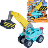 Spin Master Rubble & Crew - Motors Mega-Hammer-Baufahrzeug mit Motor-Figur, Spielfahrzeug mit Baggerschaufel, Schweißbrenner, Schraubenzieher, Schraubenschlüssel und Rubble Hundefigur