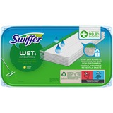 Swiffer Feuchte Bodentücher Wet+ antibakteriell, Nachfüllpackung, 10 Stück, Reinigungstücher weiß, für Swiffer Bodenwischer