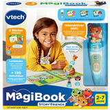 VTech MagiBook Story'Friends inkl. Buch Tagesabläufe Lernstufe 1, Lernspielzeug 
