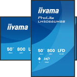 iiyama LH5066UHSB-B1AG, Public Display schwarz (matt), UltraHD/4K, IPS, HDMI, USB-C