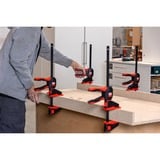 BESSEY Einhandzwinge mit drehbarem Griff EZ360-15 schwarz/rot, 150 / 80