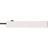Brennenstuhl Ecolor Steckdosenleiste 4-fach, 2x USB-C weiß/schwarz, 1,5 Meter Kabel, USB-C, mit Sicherheitsschalter