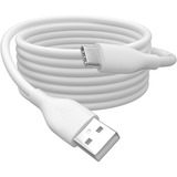 Digitus USB 2.0 Silikon-Anschlusskabel USB-A > USB-C weiß, 1 Meter, PD, Laden mit bis zu 60 Watt