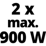 EINHELL Akku Power-X-Change Twinpack 18V 4,0 Ah CB 1 rot/schwarz, 2 Stück