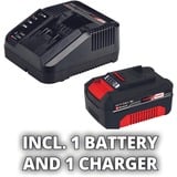 EINHELL Power X-Change Rasenmäher-Laubbläser-Set GE-CM 3018 Li CL, 18Volt rot/schwarz, Li-Ionen Akku 3,0Ah